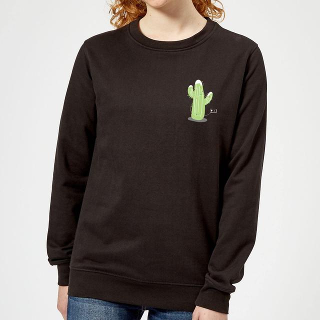 Cactus Fairy Lights Women's Sweatshirt - Black - XS - Schwarz on Productcaster.