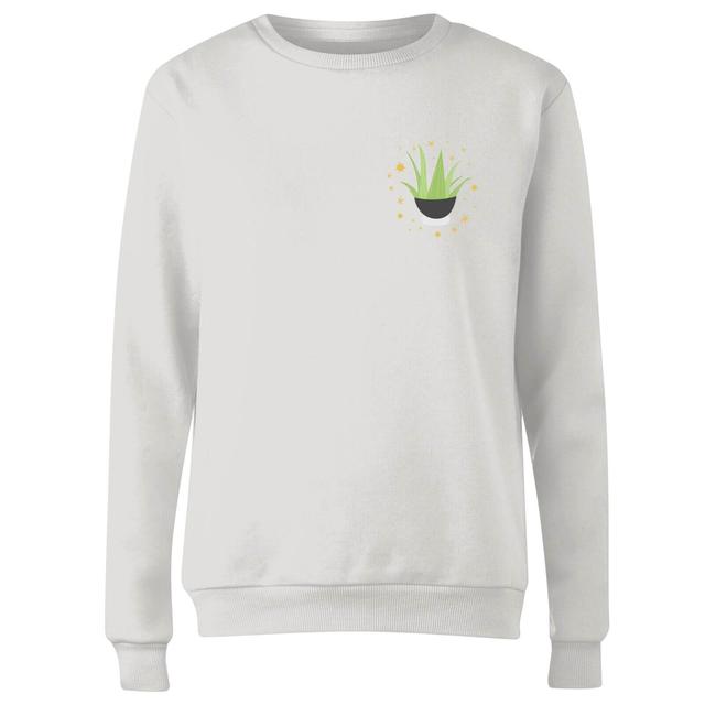 Aloe Vera Women's Sweatshirt - White - S - White on Productcaster.