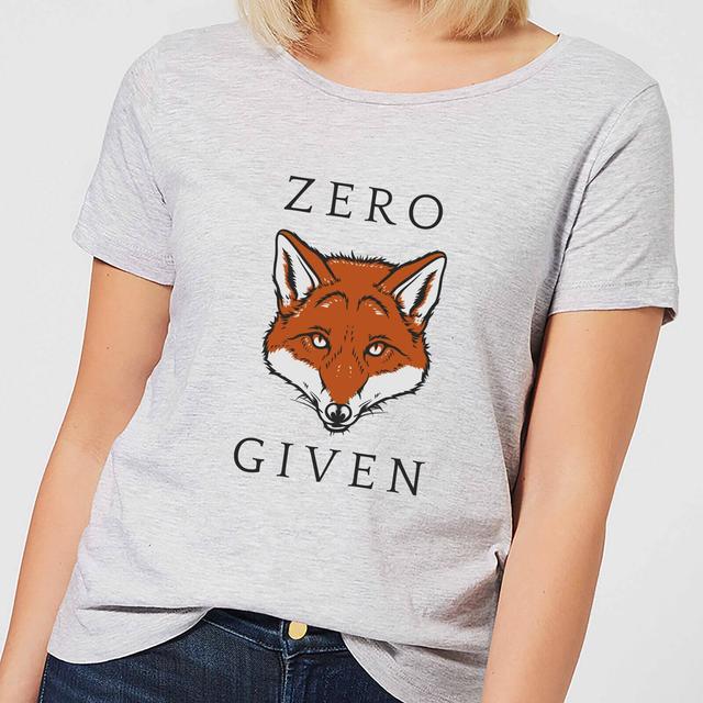 Zero Fox Given Women's T-Shirt - Grey - 4XL - Grau on Productcaster.