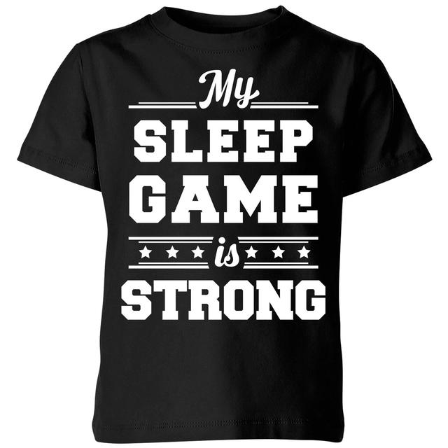 My Little Rascal My Sleep Game is Strong Kids' T-Shirt - Black - 5-6 Jahre - Schwarz on Productcaster.