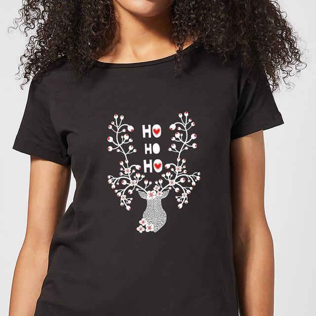 Ho Ho Ho Women's T-Shirt - Black - M - Schwarz on Productcaster.