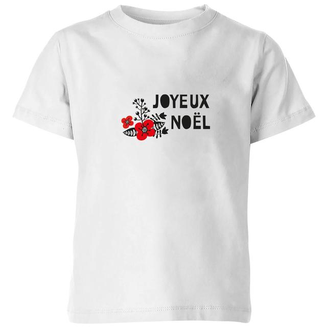 Joyeux Noel Kids' T-Shirt - White - 3-4 Jahre - Weiß on Productcaster.