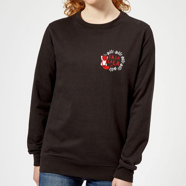 Fa La La La La Women's Sweatshirt - Black - XXL - Black on Productcaster.