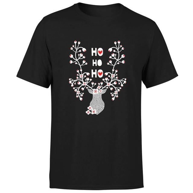 Ho Ho Ho T-Shirt - Black - M - Schwarz on Productcaster.