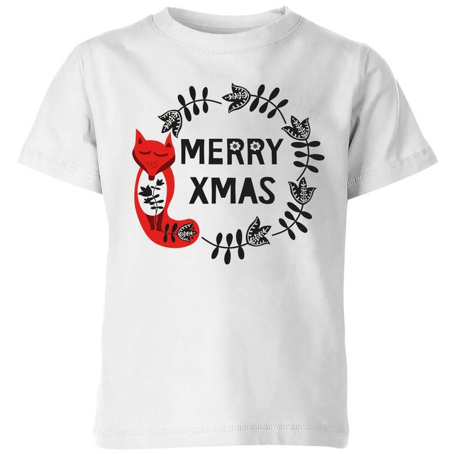 Merry Christmas Kids' T-Shirt - White - 11-12 Jahre - Weiß on Productcaster.