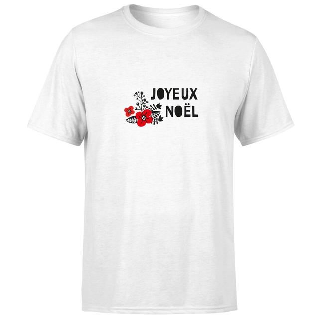 Joyeux Noel T-Shirt - White - S - Weiß on Productcaster.