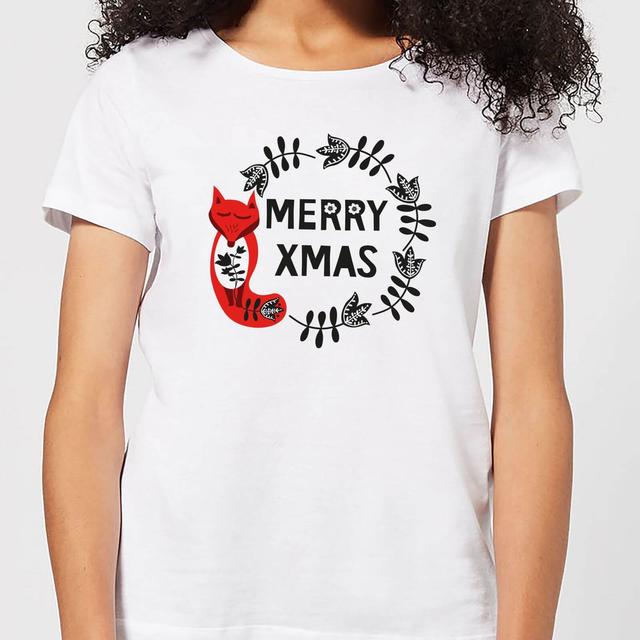 Merry Christmas Women's T-Shirt - White - XL - Weiß on Productcaster.