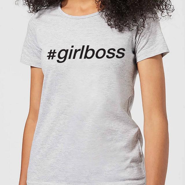 girlboss Women's T-Shirt - Grey - L - Grau on Productcaster.