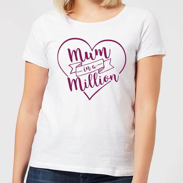 Mum in a Million Women's T-Shirt - White - L - Weiß on Productcaster.