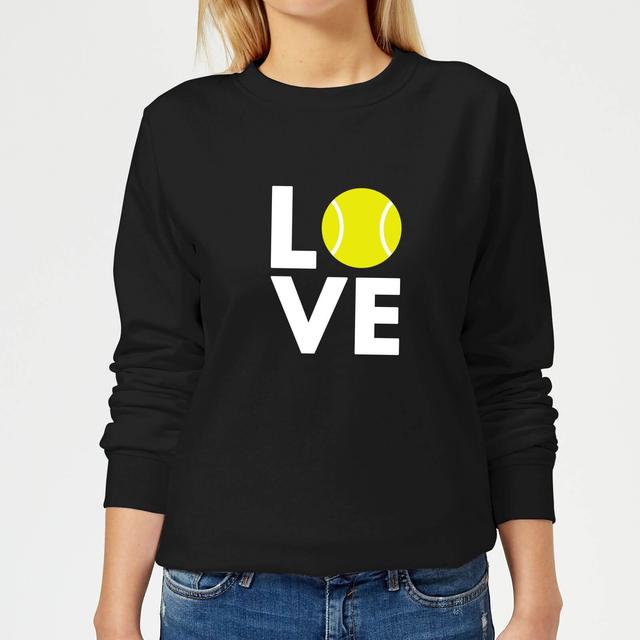 Love Tennis Women's Sweatshirt - Black - S - Black on Productcaster.