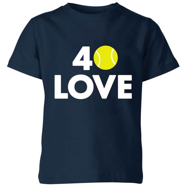 40 Love Kids' T-Shirt - Navy - 11-12 Jahre - Marineblau on Productcaster.