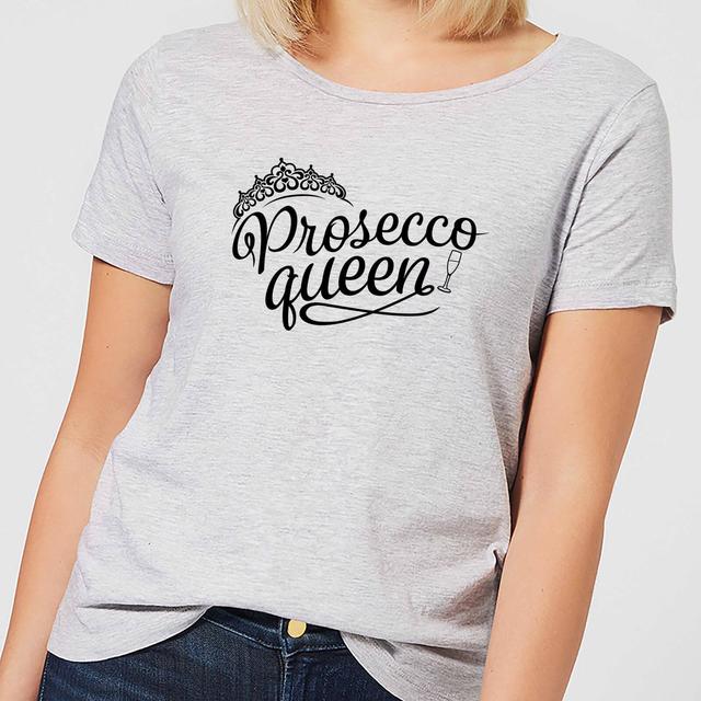 Prosecco Queen Women's T-Shirt - Grey - XXL - Grau on Productcaster.