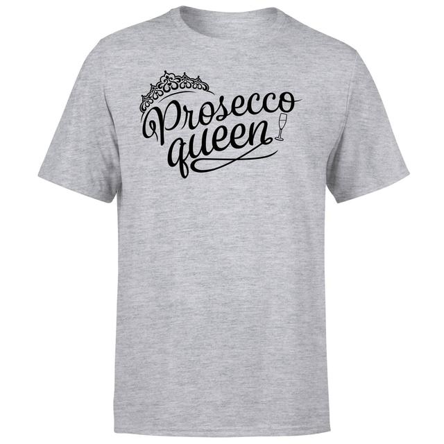 Prosecco Queen T-Shirt - Grey - XL - Grau on Productcaster.