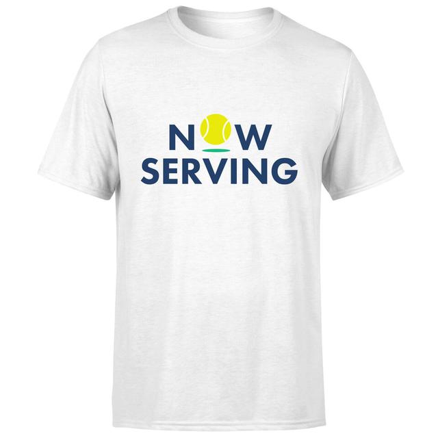 Now Serving T-Shirt - White - M - White on Productcaster.