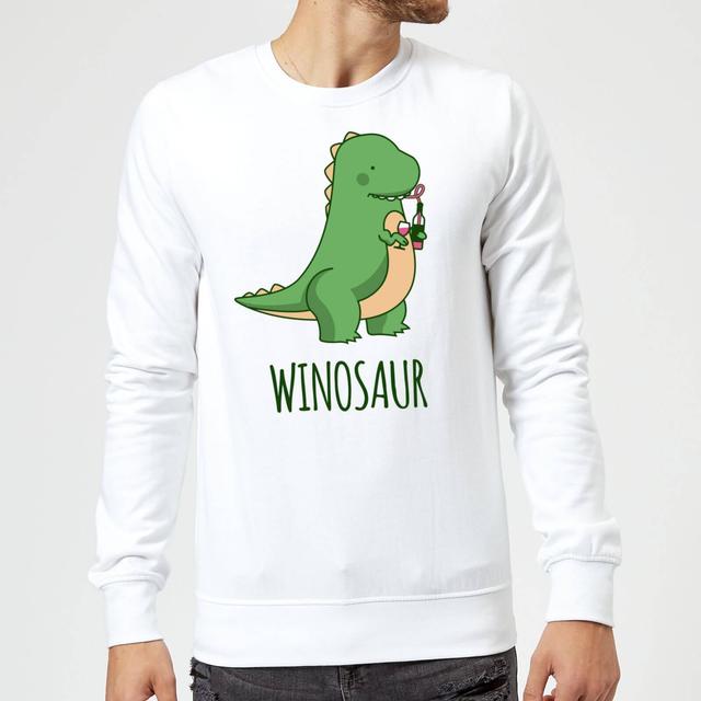 Winosaur Sweatshirt - White - L - White on Productcaster.