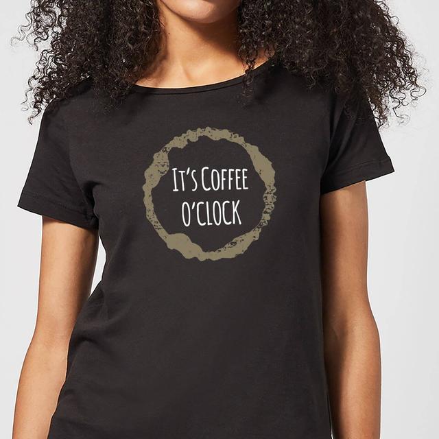 It's Coffee O'Clock Women's T-Shirt - Black - M on Productcaster.