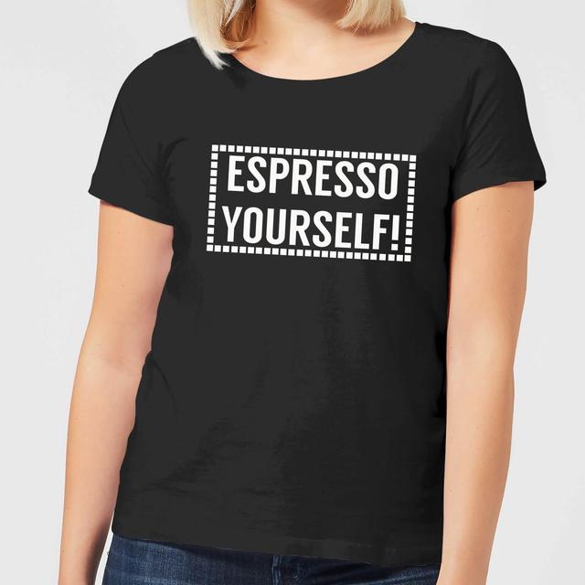 Espresso Yourself Women's T-Shirt - Black - S - Schwarz on Productcaster.