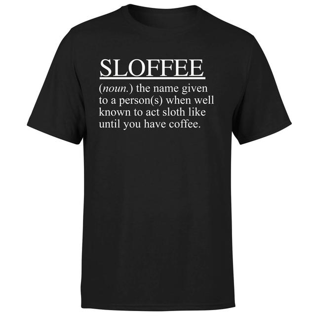 Sloffee T-Shirt - Black - XXL - Schwarz on Productcaster.