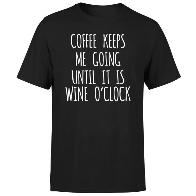 Coffee Keeps me Going T-Shirt - Black - XL - Schwarz on Productcaster.