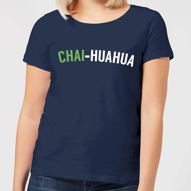 Chai-huahua Women's T-Shirt - Navy - XL - Navy on Productcaster.