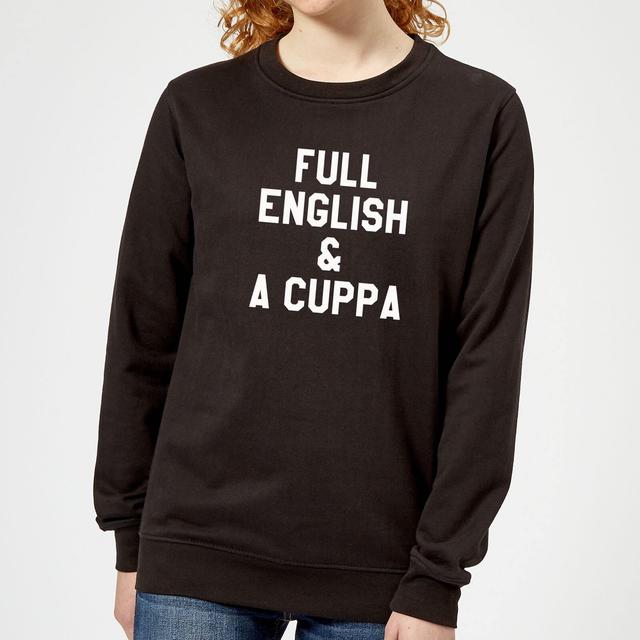 Full English and a Cuppa Women's Sweatshirt - Black - XL - Schwarz on Productcaster.