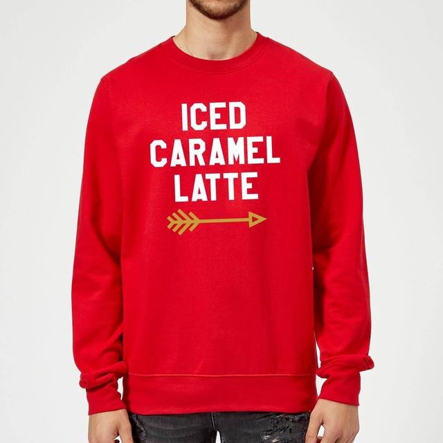 Iced Caramel Latte Sweatshirt - Red - S - Rot on Productcaster.