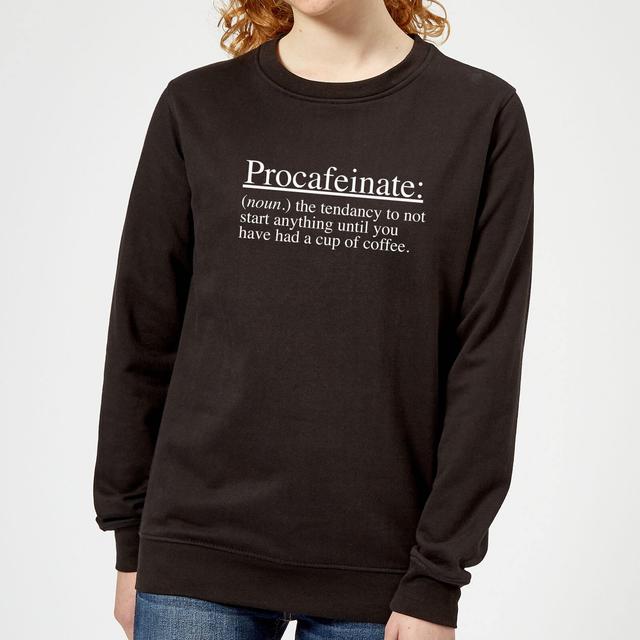 Procafeinate Women's Sweatshirt - Black - XL - Schwarz on Productcaster.