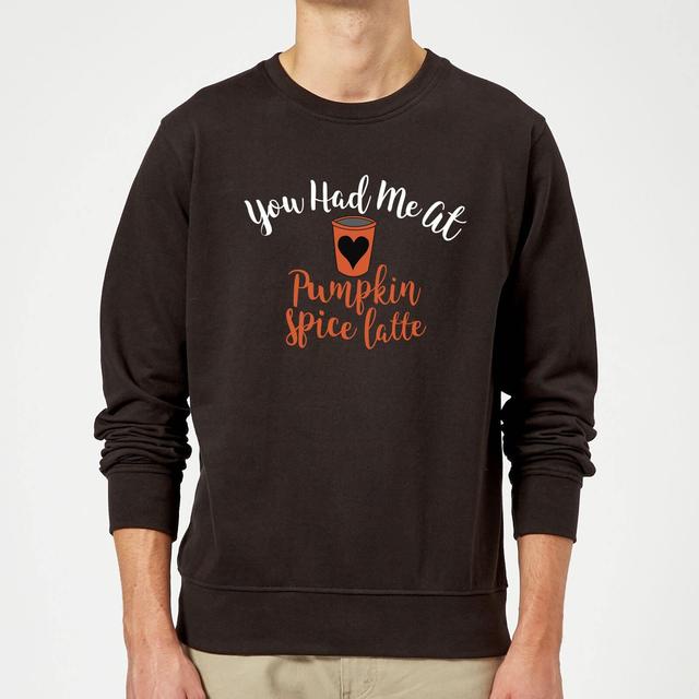 You Had me at Pumpkin Spice Latte Sweatshirt - Black - L - Schwarz on Productcaster.