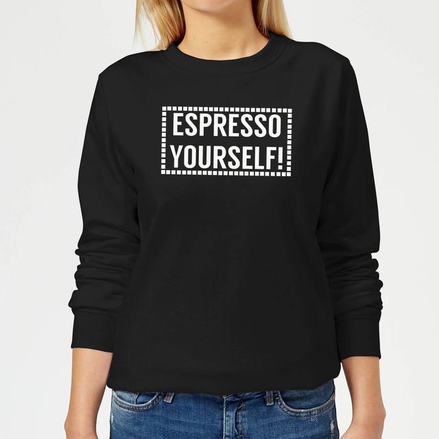 Espresso Yourself Women's Sweatshirt - Black - XL - Schwarz on Productcaster.