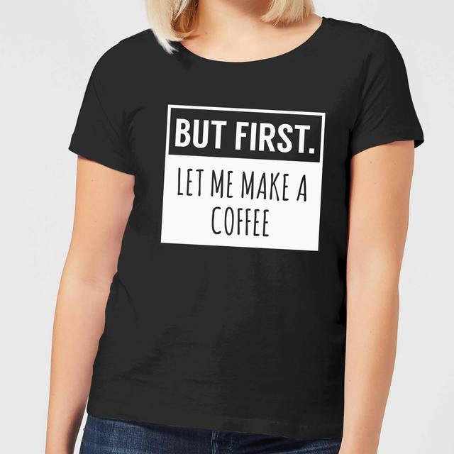 But First Coffee Women's T-Shirt - Black - XXL - Schwarz on Productcaster.