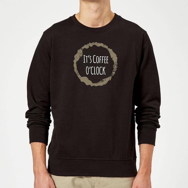 It's Coffee O'Clock Sweatshirt - Black - M - Schwarz on Productcaster.