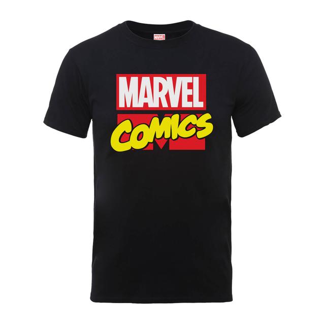 T-Shirt Homme Logo Principal - Marvel Comics - Noir - XL - Noir on Productcaster.