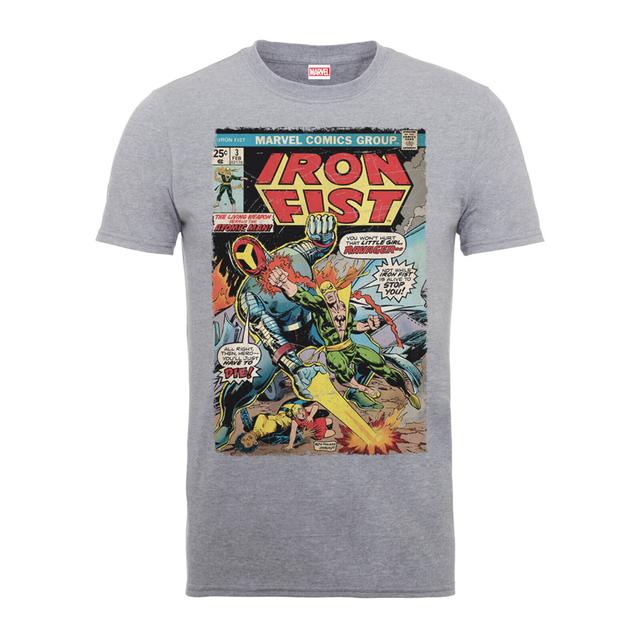 T-Shirt Homme Atomic Man Iron Fist - Marvel Comics - Gris - XXL on Productcaster.