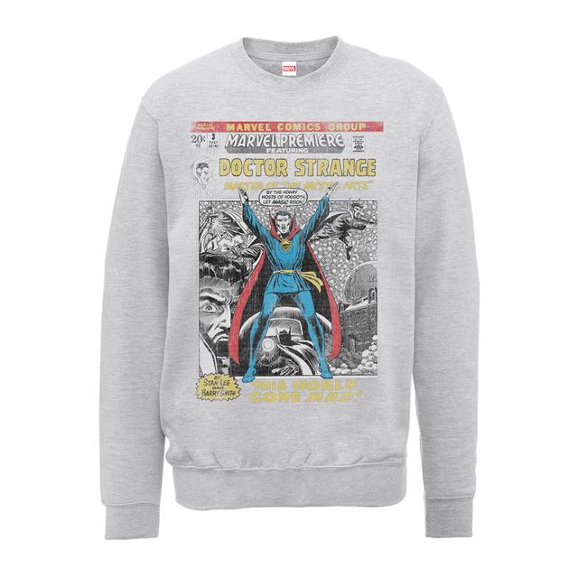 Marvel Doctor Strange premiere Comic Cover Men's Grey Sweatshirt - S on Productcaster.