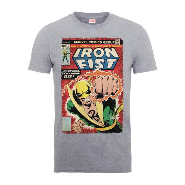 T-Shirt Homme Die By My Hand Iron Fist - Marvel Comics - Gris - M on Productcaster.