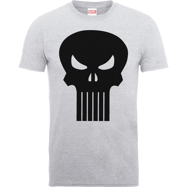 Marvel The Punisher Skull Logo Männer T-Shirt - Grau - XL on Productcaster.