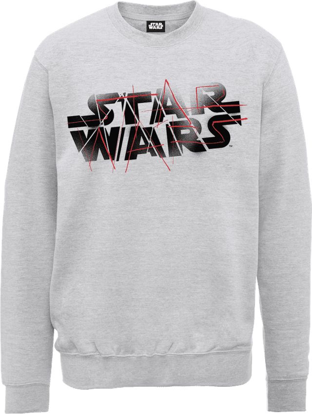 Sudadera Star Wars Los Últimos Jedi "Spray" - Hombre - Gris - S on Productcaster.