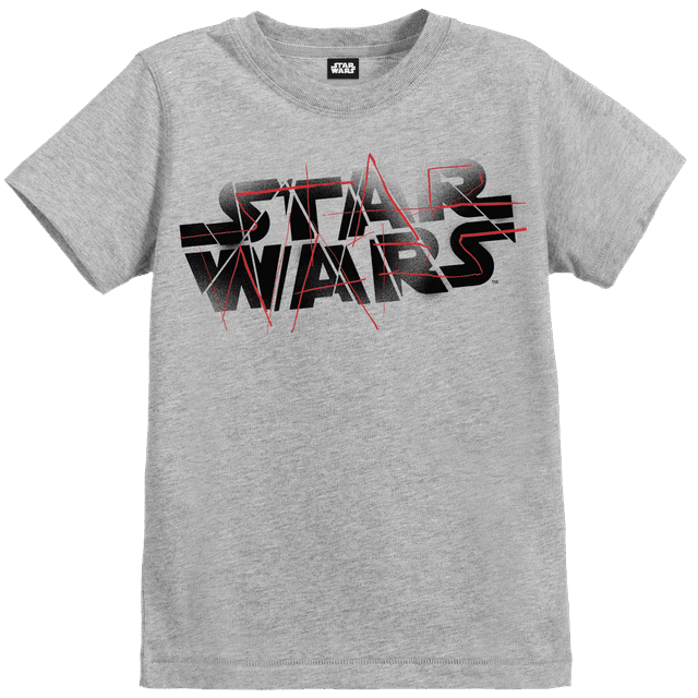 Star Wars The Last Jedi Spray Kids' Grey T-Shirt - 7 - 8 Years on Productcaster.