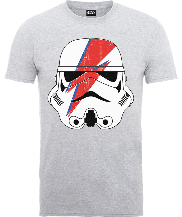 Star Wars Stormtrooper Glam T-Shirt - Grau - S on Productcaster.