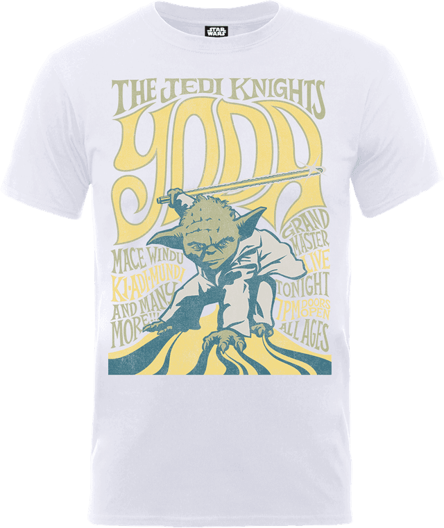 Star Wars Yoda The Jedi Knights T-Shirt - White - S on Productcaster.