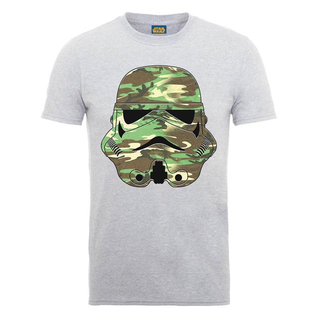 Star Wars Stormtrooper Camo T-Shirt - Grau - S on Productcaster.