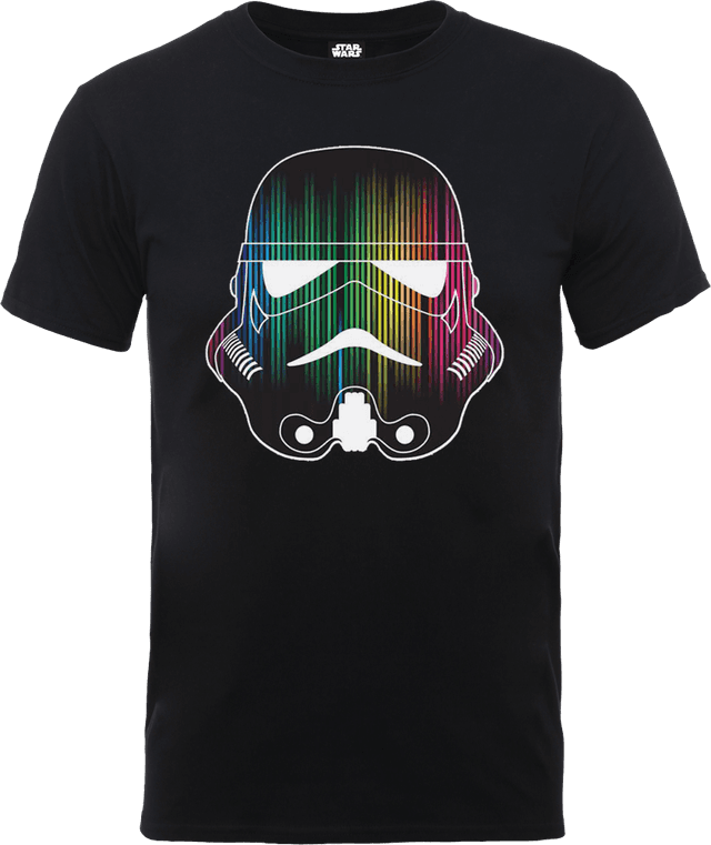 Star Wars Vertical Lights Stormtrooper T-Shirt - Black - S on Productcaster.