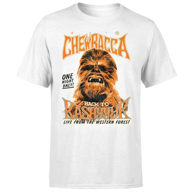 Star Wars Chewbacca One Night Only T-Shirt - White - XL on Productcaster.