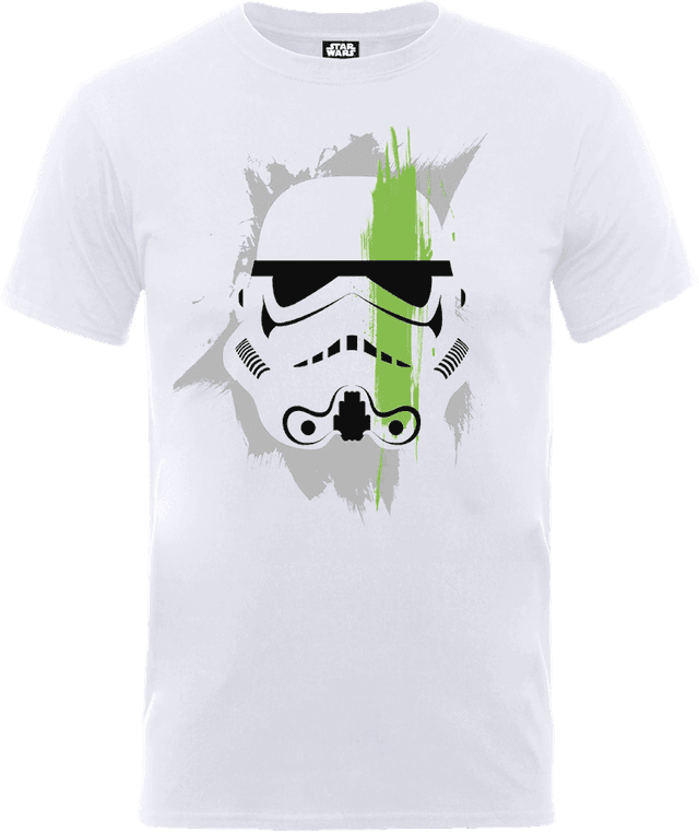 T-Shirt Star Wars Paintstroke Stormtrooper- Bianco - L on Productcaster.