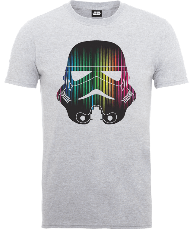 Star Wars Vertical Lights Stormtrooper T-Shirt - Grau - M on Productcaster.