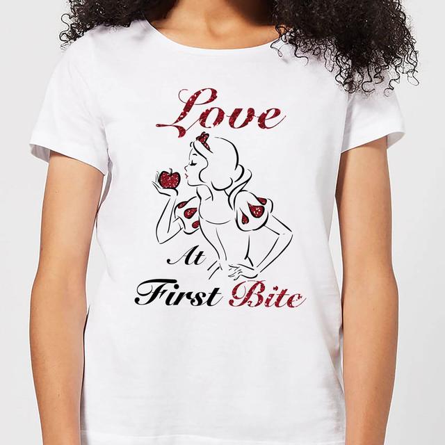 Camiseta Disney Blancanieves y los siete enanitos Love At First Bite - Mujer - Blanco - XXL on Productcaster.