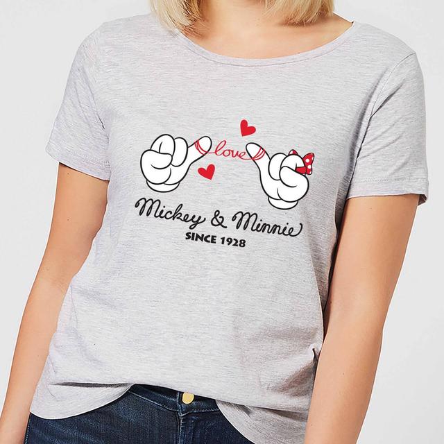 Disney Mickey Mouse Love Hands Frauen T-Shirt - Grau - 3XL on Productcaster.