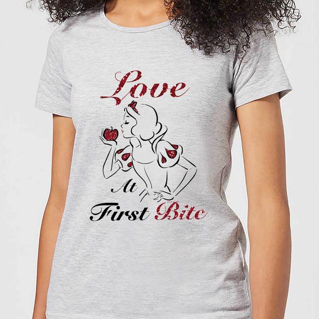 Camiseta Disney Blancanieves y los siete enanitos Love At First Bite - Mujer - Gris - L on Productcaster.