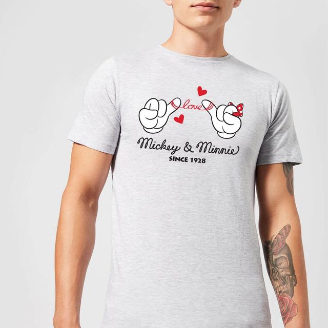 Disney Mickey Mouse Love Hands T-Shirt - Grau - 5XL - Grey on Productcaster.