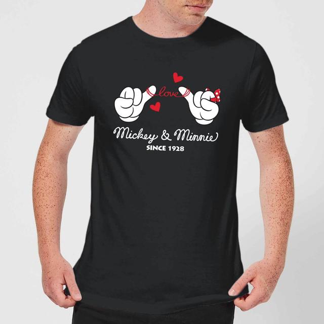 Camiseta Disney Mickey Mouse Love Mickey & Minnie - Hombre - Negro - M on Productcaster.